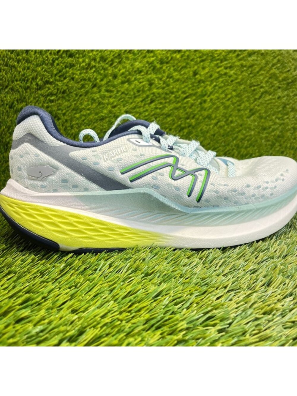 Karhu Mestari Run Mens Size 11 Blue Green Yellow Athletic Running Shoes Sneakers